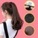 * 1 Ligth Brown Női hosszú szőtt paróka lófarok szalag típusú hajátültetés Lifelike Curly