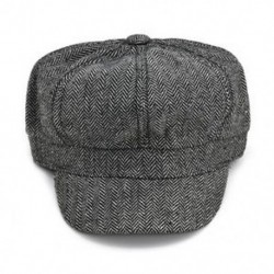 2 * Férfi gyapjú halszálkás Tweed Gatsby hírkötő sapka Ivy kalap golf vezetés lapos Cabbie