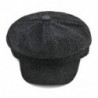 1 * Halszálkás Tweed Gatsby Newsboy sapka Férfi Gyapjú Ivy Hat Golf Vezetés lapos Cabbie