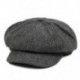 3 * Halszálkás Tweed Gatsby Newsboy sapka Férfi Gyapjú Ivy Hat Golf Vezetés lapos Cabbie
