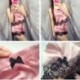 L 2Pcs / szett női szexi szatén csipke hálóruha Babydoll fehérnemű hálóing pizsama JP