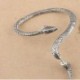 Vintage kígyó szél kísértés Silver Ear Stud gótikus Punk mandzsetta Wrap fülbevaló JP