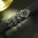 15db készlet Retro Midi ujj gyűrű Vintage Punk Boho Knuckle Gyűrűk Esküvői ékszerek