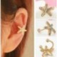 1db női kristály tengeri csillag varázslatos fül klip fülbevaló fülbevaló divat ékszer ajándék