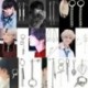 Ezüst színű Jimin láncos fülbevaló- KPOP - BTS - Bangtan Boys - 10