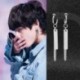 Ezüst színű Jimin láncos fülbevaló- KPOP - BTS - Bangtan Boys - 10