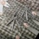 Ezüst színű JIMIN fülbevaló három hosszú függővel - KPOP - BTS - Bangtan Boys