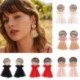 * 18 Kávé Női divat Bohém fülbevaló Vintage hosszú fringe Tassel Boho Dangle fülbevaló