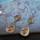 * 1 Női Vintage Bohém Boho Stílusú Többszínű Vízesés Dangle Fülbevaló Ékszerek