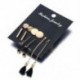 5Pairs / Set Gold Boho Geometry Circle Tassel Női fülbevaló fülbevalók