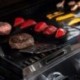 Fekete - 44cm x 33cm-es - Tapadásmentes grill sütőlap - BBQ - Kerti sütögetéshez - B8C9
