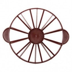 Vörösesbarna színű - 27cm-es 12 szeletes sütőforma - műanyag forma pitéhez - tortához - süteményekhez - P7X2