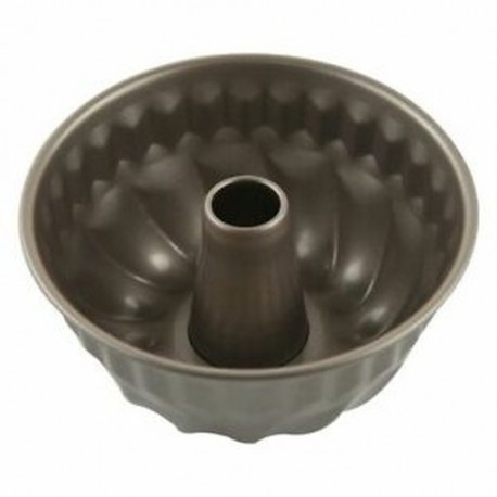 Pezsgő-Arany színű - Csavaros kuglóf fém sütőforma - B9Z5