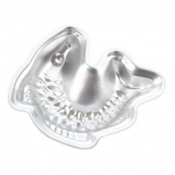 2db Hal alakú alumínium csokoládéforma - fondant forma - sütőforma - X1E5