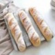 Nem tapadós perforált francia kenyér serpenyőben Baguette penész Baguette penész Hullám Süt T4G7