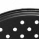 Fekete - 2db-os készlet - pizzasütő forma - fém sütőforma - Z3G2