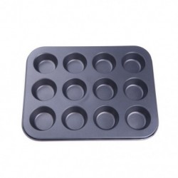 5 x 12 adagos Muffin fém sütőforma - C4R2