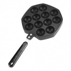 2X (12 üregű alumínium Takoyaki Pan Takoyaki készítő polip kis golyók Bak X8H3