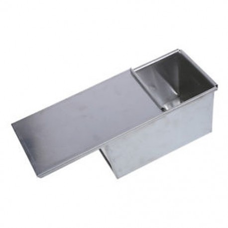 5db 20x11x10cm-es Téglalap alakú kenyérforma - tortaforma - alumínium sütőforma - X6Z6