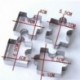 4db-os szett - Puzzle alakú sütemény kiszúró forma - P5A0