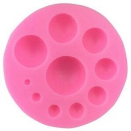 10 adagos Félgömb alakú fondant forma - N7I4