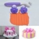 2 szett Henger alakú formázó - sütemény vágó - 2db cserélhető fejjel - marcipán formázó - fondant formázó - V2B1