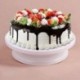 2X (1 db 28 cm-es konyhai torta díszítő jeges forgó forgóasztalos tortaállvány W T7B7