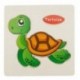 2X (Színes, fából készült puzzle-játékú babajátékok, oktatási fejlesztési játékok Ba F7A1