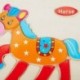 2X (Színes, fából készült puzzle-játékú babajátékok, oktatási fejlesztési játékok Ba R3G7