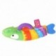 Nagy szájú Fish Doll plüss játék, teether ajándékkal gyerekeknek D8M8