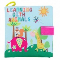 2X (Soft Baby Cloth Book korai oktatási újszülött kiságy játékok 0-36 hónapig P7C7