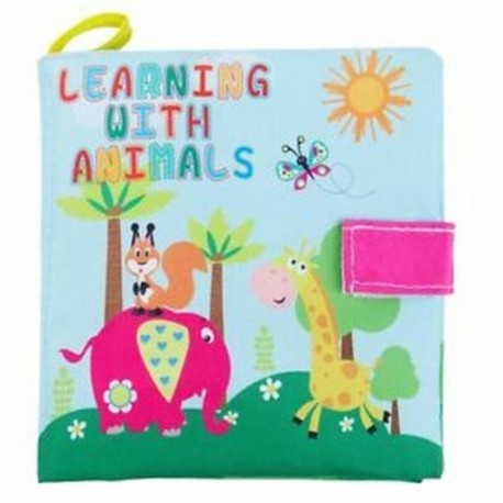 2X (Soft Baby Cloth Book korai oktatási újszülött kiságy játékok 0-36 hónapig P7C7