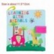 2X (Soft Baby Cloth Book korai oktatási újszülött kiságy játékok 0-36 hónapig P7C7