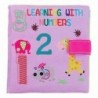2X (Soft Baby Cloth Book korai oktatási újszülött kiságy játékok 0-36 hónapig L1Q3