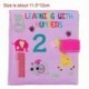 2X (Soft Baby Cloth Book korai oktatási újszülött kiságy játékok 0-36 hónapig L1Q3