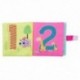 2X (Soft Baby Cloth Book korai oktatási újszülött kiságy játékok 0-36 hónapig L1Q3