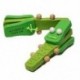 4X (Rajzfilm krokodil castanets gyerekeknek készült fajáték castanets zenei játék I2B6