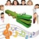 4X (Rajzfilm krokodil castanets gyerekeknek készült fajáték castanets zenei játék I2B6
