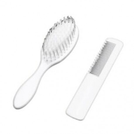 6X (Fejfedők Baby Girls Fiúk Fehér Hajkefe Újszülött Hajkefe Infant Plast Z8I2