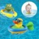 1X (kétéltű húzású játékkészlet fürdőkád kacsa krokodilfürdő állati szórakoztató fürdőjáték D1N7
