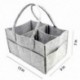 1X (óvodai tárolótáska-baba pelenka Caddy-óvoda törlőkendők, hordozható táska A1U6