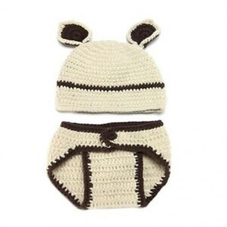 2X (Csodálatos baba ruhák, Baba ruhák Divat unisex újszülött fiú lányok Croch E2G4