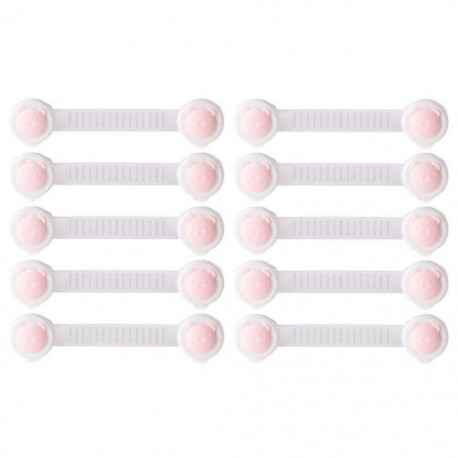 4X (10db-os gyerek gyerekeknek biztonsági zárja szekrény ajtó hűtőszekrény fiókos szekrény AF5J8