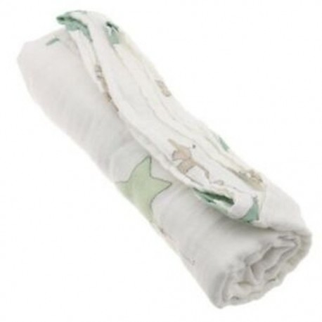 3X (Cotton Lange újszülött esküvői takaró hálózsák 110 cm x 110 cm - sta V2W5