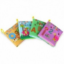 3X (4 PCS puha könyv óvodai ráncos könyv, kézzel készített oktatójátékok F8G3
