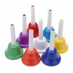 Csengő csengő, 8 jegyzetű, fém, színes, gyerek, gyermekek, zenei játék, Percussio T4F5