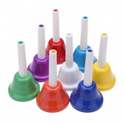 Csengő csengő, 8 jegyzetű, fém, színes, gyerek, gyermekek, zenei játék, Percussio U5Q7