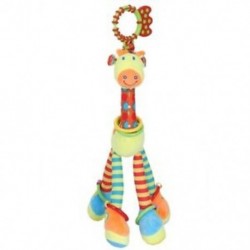 3X (HAPPY MONKEY plüss   pp pamut csecsemőfejlesztő puha zsiráf Anim R8P7