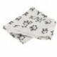 4X (Cotton Lange, újszülött Swaddle Blanket hálózsák 110 cm x 110 cm - PanQ8K9