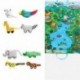 Jollybaby baba 3D jelenet dzsungel baba ruhával könyv és dráma pad baba Rattle Ea H8G7